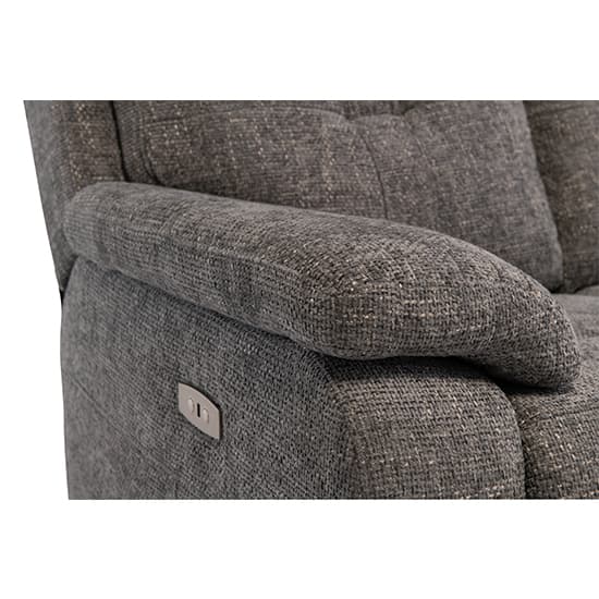 Sotra Fabric Electric Recliner 2 Seater Sofa In Graphite_4
