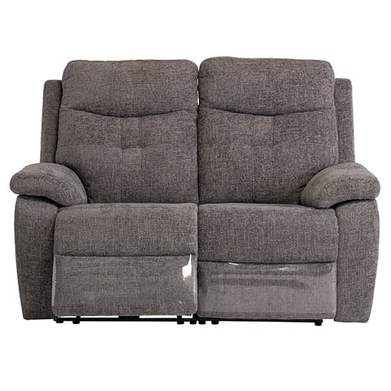 Sotra Fabric Electric Recliner 2 Seater Sofa In Graphite_1