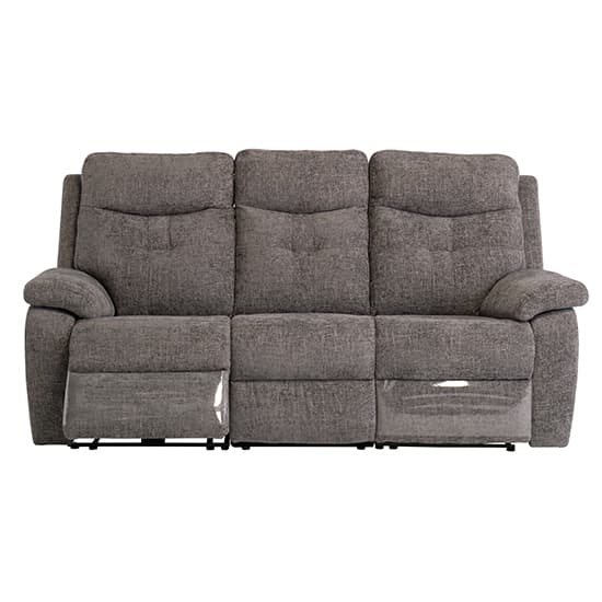 Sotra Fabric Electric Recliner 3 Seater Sofa In Graphite_3