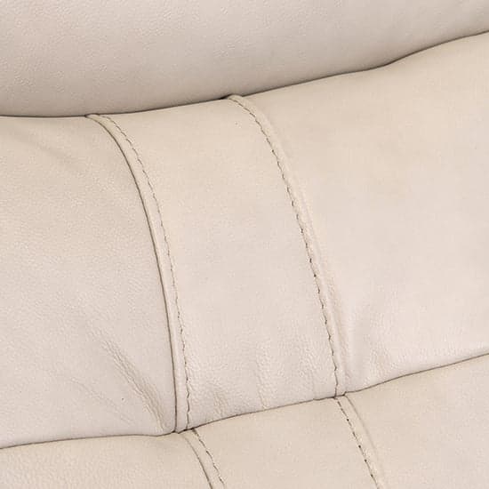Sotra Faux Leather Electric Recliner 2 Seater Sofa In Stone_3