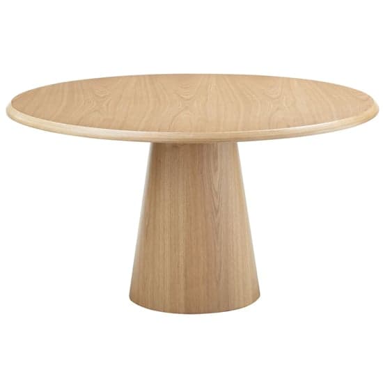 Sousse Round Wooden Coffee Table In Oak_2