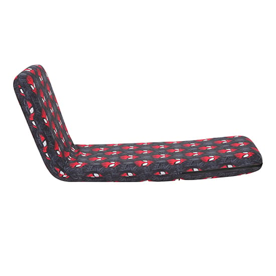 Spider-Man Childrens Fabric Fold Out Bed Chair In Black_7