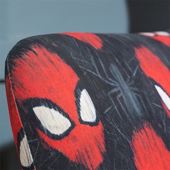 Spider-Man Childrens Fabric Occasional Chair In Black_5