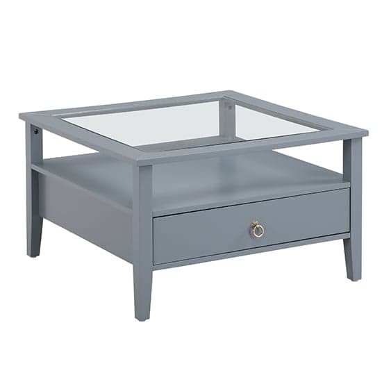 Stanley Square Glass Coffee Table With 2 Drawers In Grey_3