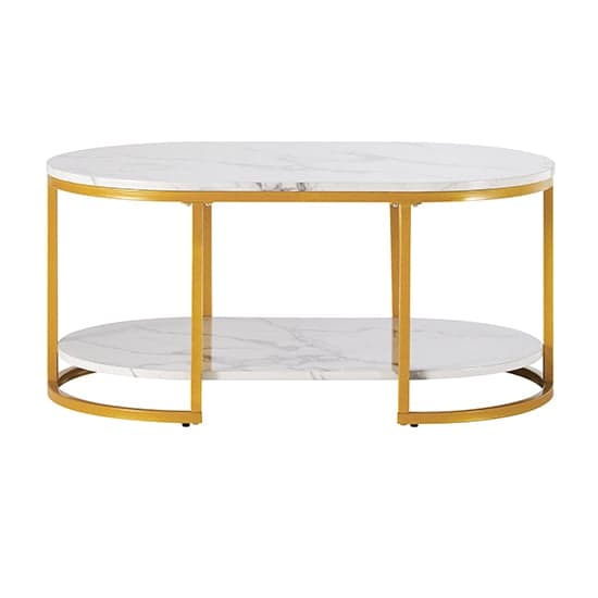 Staten High Gloss Coffee Table In White Diva Marble Effect_6