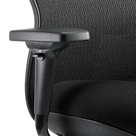 Stealth Shadow Ergo Headrest Office Chair In Black Airmesh Seat_2
