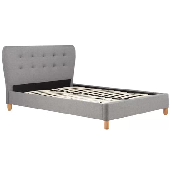 Stock Fabric King Size Bed In Grey_3