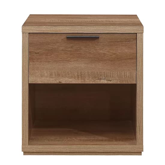 Stock Wooden Bedside Cabinet With 1 Drawer In Rustic Oak_4