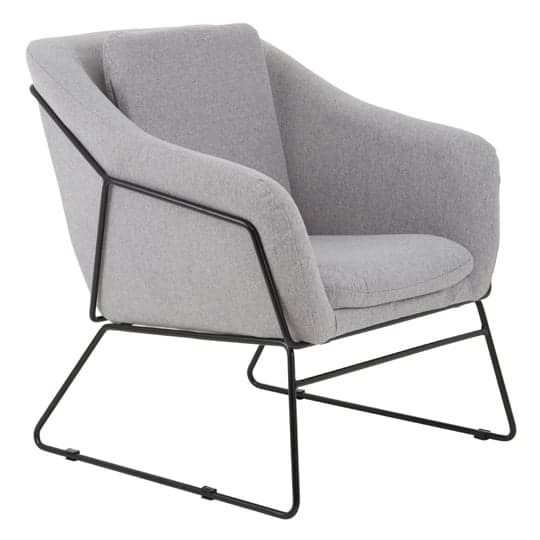 Porrima Grey Chair With Stainless Steel Legs     _2