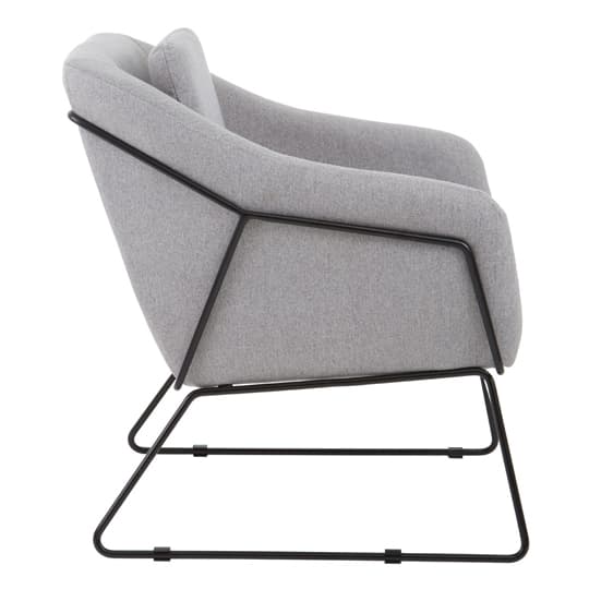 Porrima Grey Chair With Stainless Steel Legs     _3