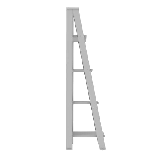 Stockholm Wooden 4-Tier Ladder Bookshelf In Grey_2