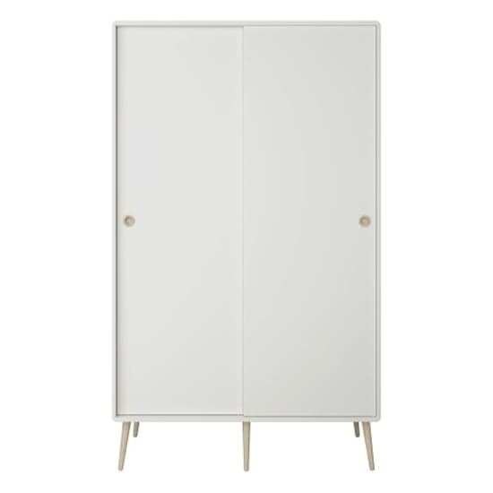 Strafford Wooden Sliding Wardrobe With 2 Doors In Off White_2