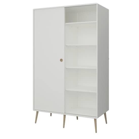 Strafford Wooden Sliding Wardrobe With 2 Doors In Off White_4