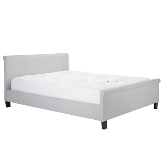 Stratos Fabric Double Bed In Grey_2