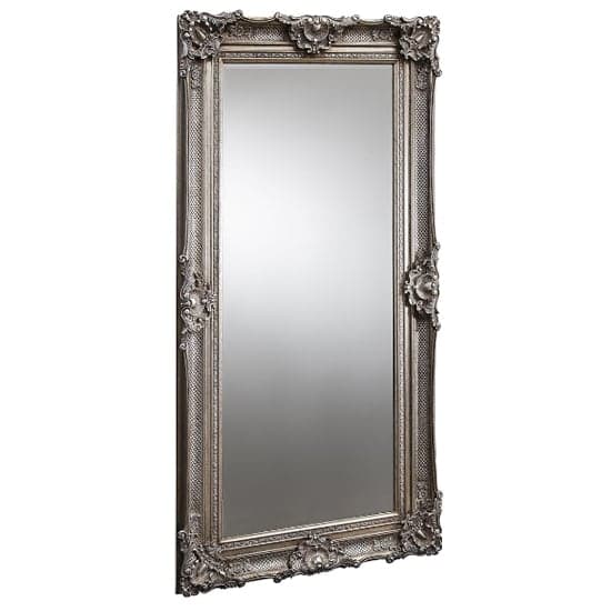 Stratton Rectangular Leaner Mirror In Silver Frame_2