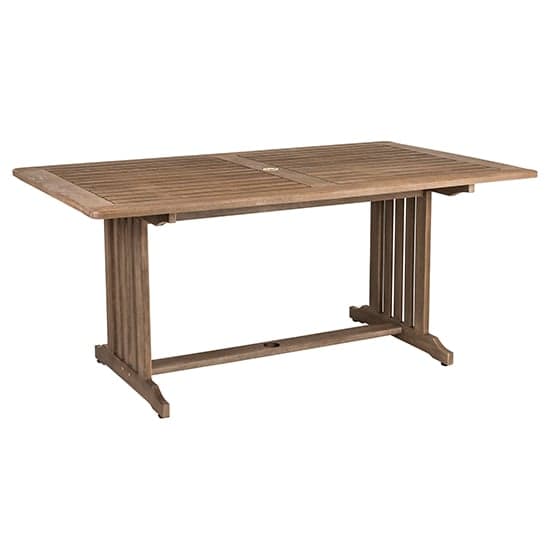 Strox Outdoor 1660mm Wooden Dining Table In Chestnut_1