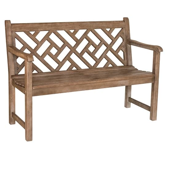 Strox Outdoor Chorus 4Ft Wooden Seating Bench In Chestnut_2