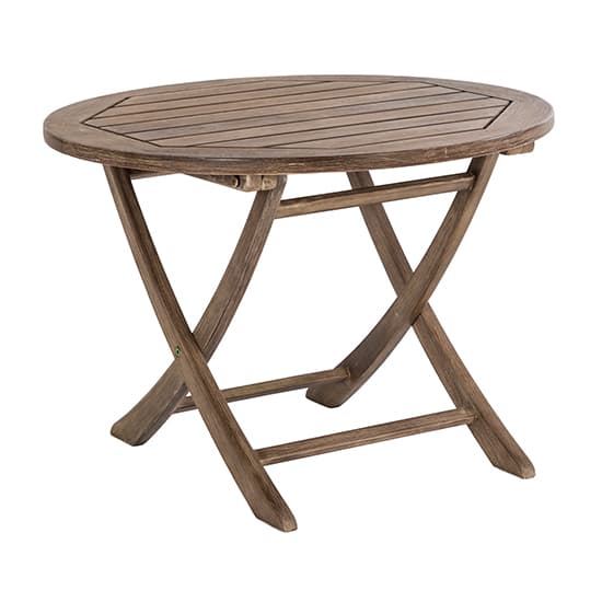 Strox Outdoor Relaxing Chair With Side Table In Chestnut_4