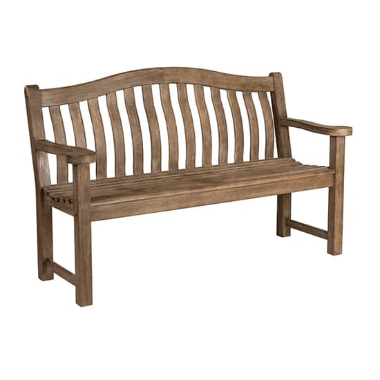 Strox Outdoor Turnberry 5Ft Wooden Seating Bench In Chestnut_3