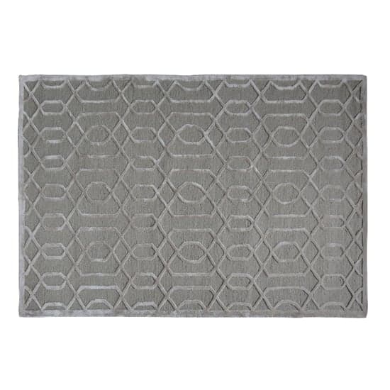 Sumter Viscose And Wool Tufted Pattern Rug In Natural_4