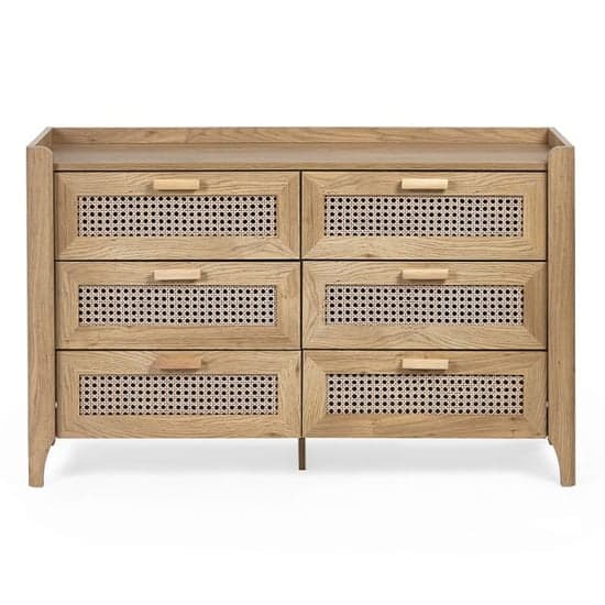 Sumter Wooden Chest Of 6 Drawers Wide In Oak_3