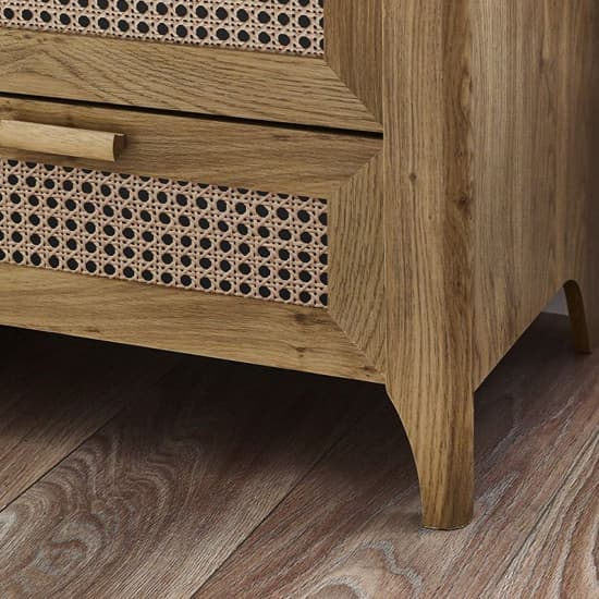 Sumter Wooden Chest Of 6 Drawers Wide In Oak_6