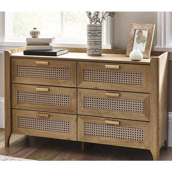 Sumter Wooden Chest Of 6 Drawers Wide In Oak_1