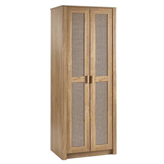 Sumter Wooden Wardrobe With 2 Doors In Oak_2
