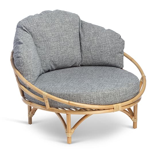 Surgut Rattan Snug Chair In Natural With Earth Grey Cushion_2