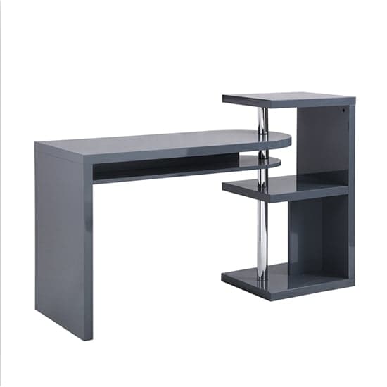 Sydney High Gloss Rotating Home And Office Laptop Desk in Grey_4