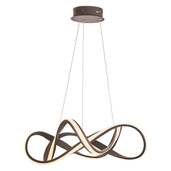 Synergy LED Large Ceiling Pendant Light In Coffee Sand_1