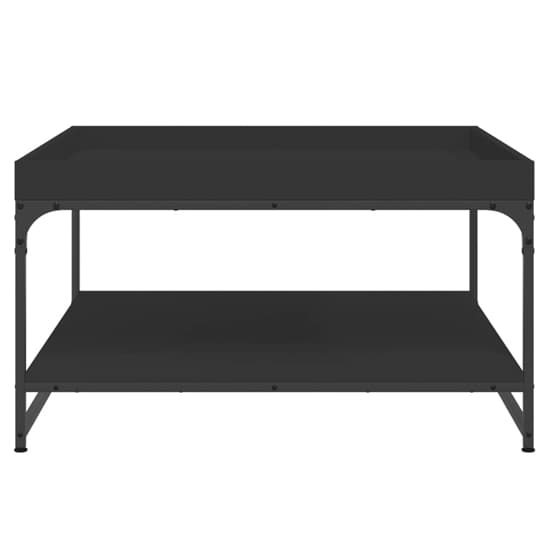 Tacey Wooden Coffee Table In Black With Undershelf_3