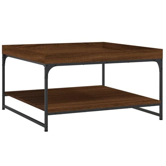 Tacey Wooden Coffee Table In Brown Oak With Undershelf_2
