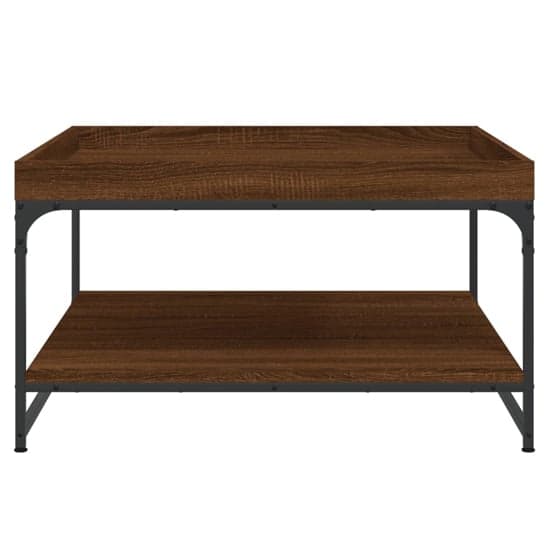 Tacey Wooden Coffee Table In Brown Oak With Undershelf_3