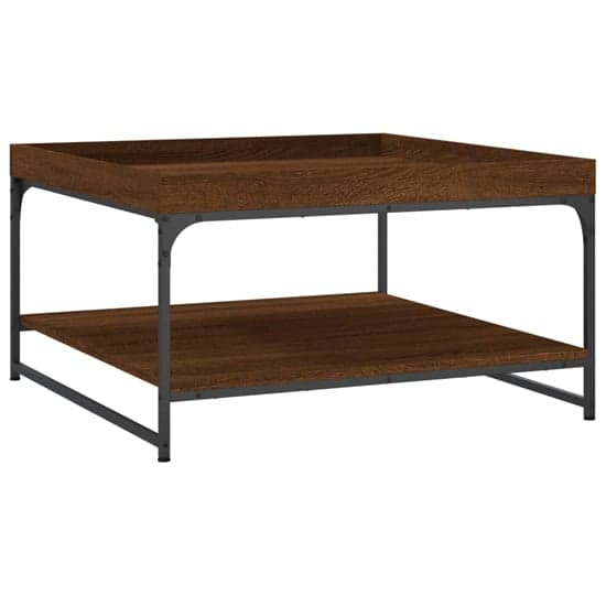 Tacey Wooden Coffee Table In Brown Oak With Undershelf_5