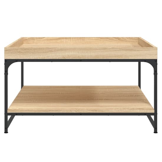 Tacey Wooden Coffee Table In Sonoma Oak With Undershelf_3