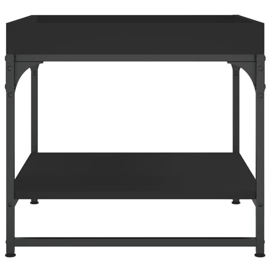 Tacey Wooden Coffee Table Square In Black_4