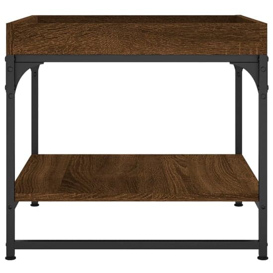 Tacey Wooden Coffee Table Square In Brown Oak_4
