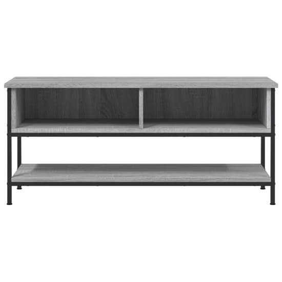 Tacey Wooden TV Stand With 2 Open Shelves In Grey Sonoma Oak_3