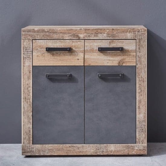 Tailor Wooden Small Sideboard In Pale Wood And Matera_2