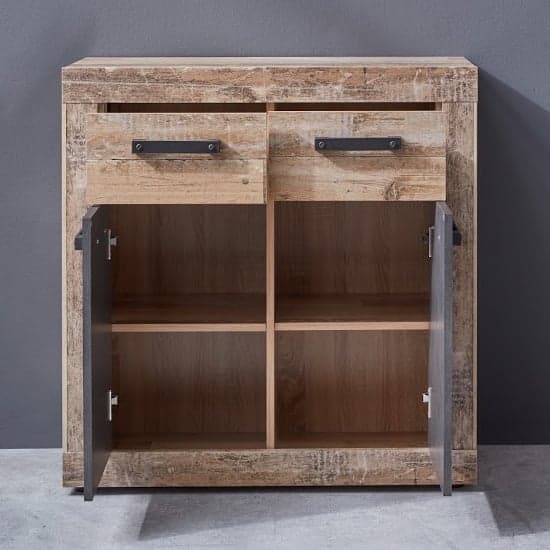 Tailor Wooden Small Sideboard In Pale Wood And Matera_3