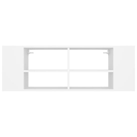 Taisa Wooden Wall Hung TV Stand With Shelves In White_3
