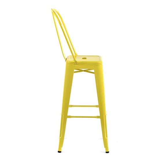 Talli Metal High Bar Chair In Yellow_3