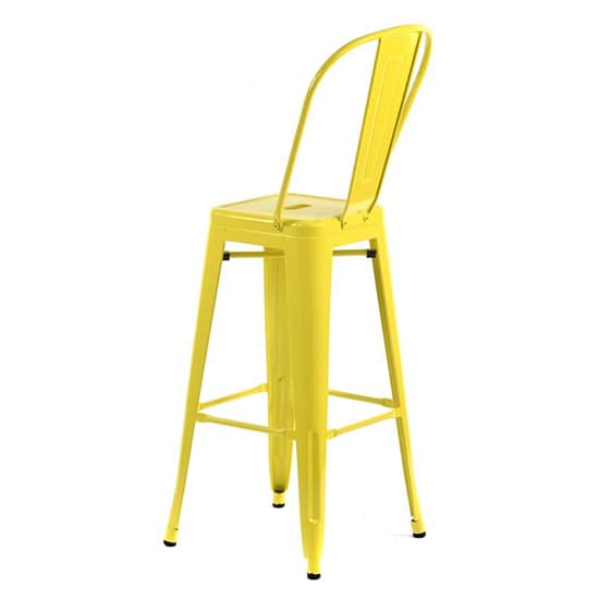 Talli Metal High Bar Chair In Yellow_4