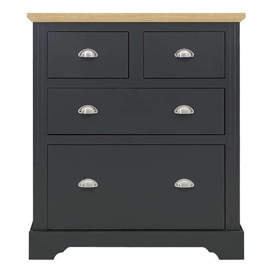 Talox Wooden Chest Of 4 Drawers In Grey And Oak_4