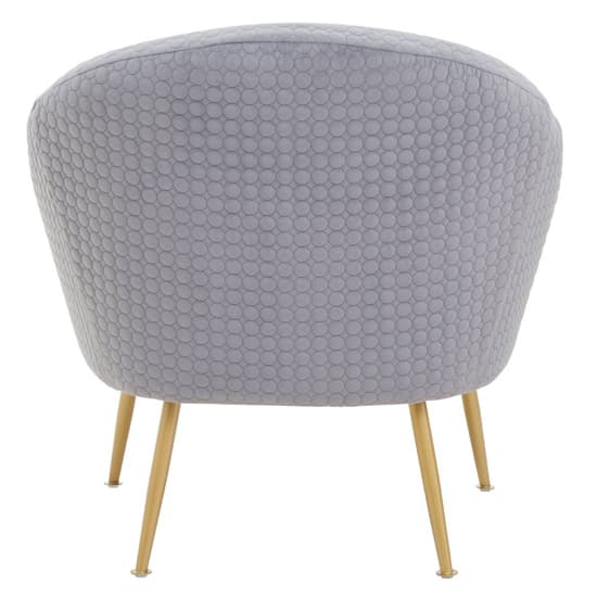 Tanya Velvet Occasional Chair With Gold Metal Legs In Grey_4