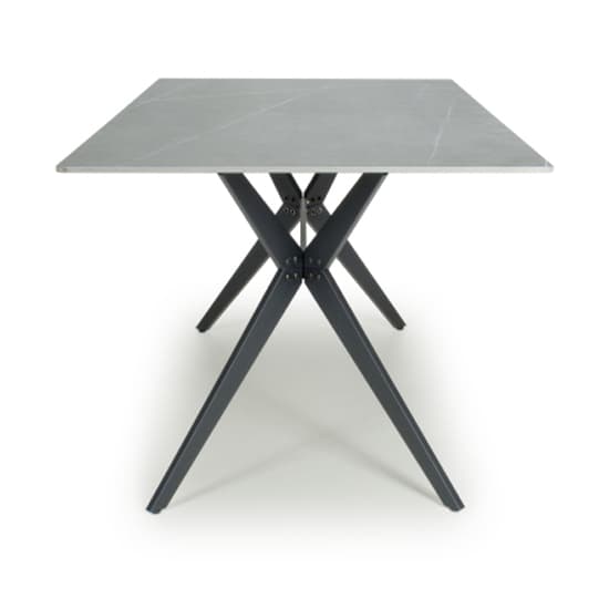 Tarsus Large Ceramic Top Dining Table In Grey_3