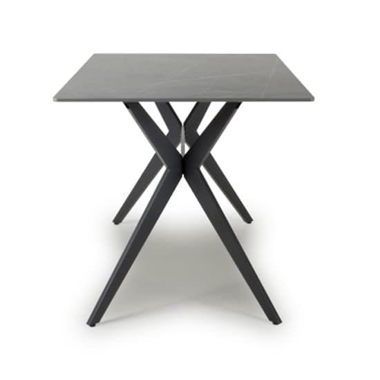Tarsus Small Ceramic Top Dining Table In Grey_3