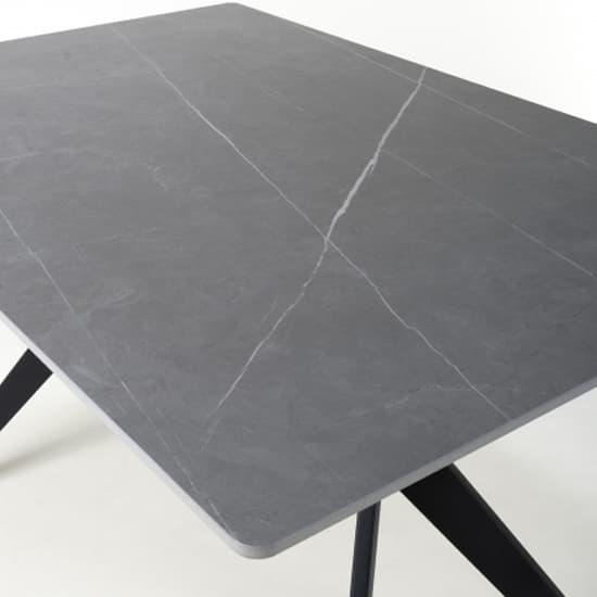 Tarsus Small Ceramic Top Dining Table In Grey_4