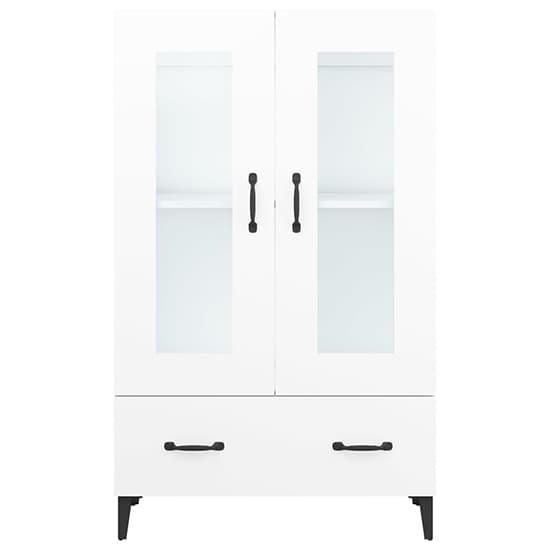 Taszi Wooden Highboard With 2 Doors 1 Drawers In White_4